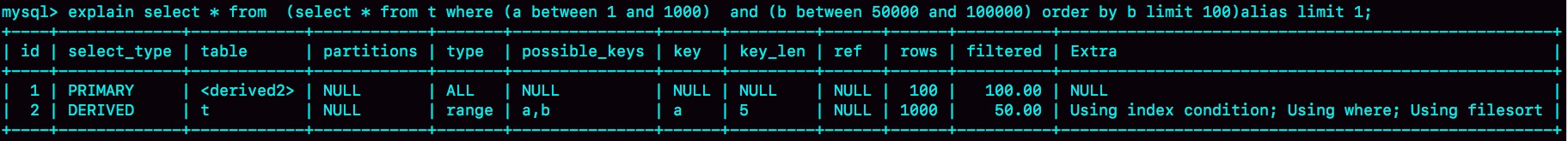 图 11 改写 SQL 的 explain